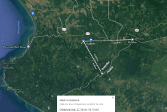 Distancia frontera Panamá