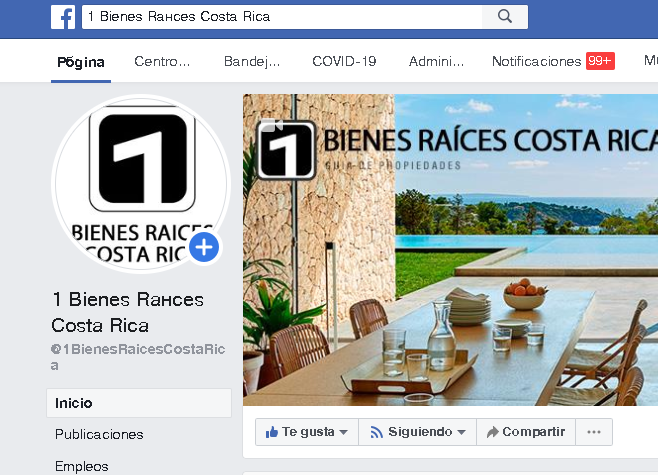 facebook 1 bienes raices costa rica
